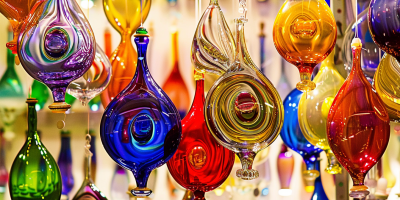 Masterpieces with glass